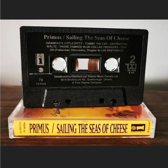 🖤SOLD🖤PRIMUS - Sailing the Seas of Cheese - Cassette Tape - Picture 2 of 2